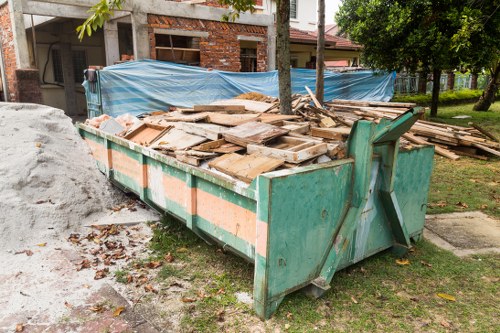 Team preparing a flat for clearance in Walthamstow