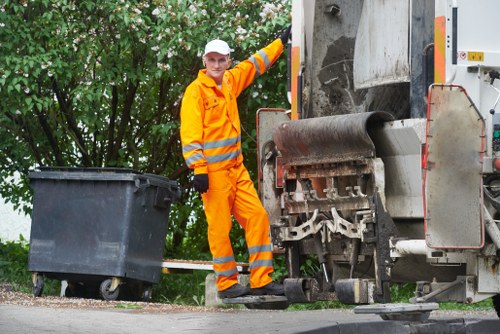 Satisfied homeowner after garage clearance