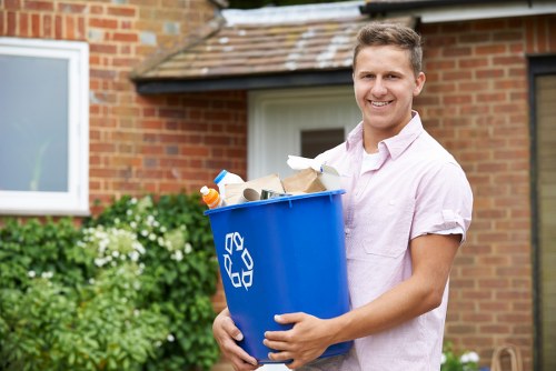 Happy homeowner after loft clearance