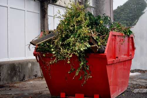 Professional house clearance team at work